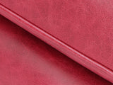 Albert Wing Chair In Crimson Classic Leather