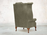 Albert Wing Chair In Seaweed Classic Leather