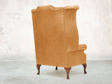 Albert Wing Chair In Toffee Classic Leather