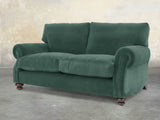 Hetty 2 Seat Sofa In Aqua Lush Velvet