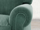 Hetty 2 Seat Sofa In Aqua Lush Velvet