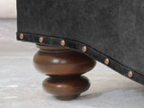 Hetty 2 Seat Sofa In Black Vintage Leather