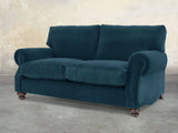 Hetty 2 Seat Sofa In Blue Lush Velvet