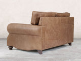 Hetty 2 Seat Sofa In Brown Vintage Leather