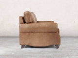 Hetty 2 Seat Sofa In Brown Vintage Leather