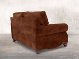 Hetty 2 Seat Sofa In Burnt Umber Vintage Velvet