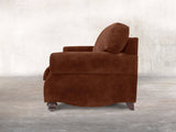 Hetty 2 Seat Sofa In Burnt Umber Vintage Velvet