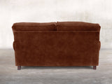 Hetty 2 Seat Sofa In Burnt Umber Vintage Velvet