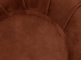 Hetty 2 Seat Sofa In Burnt Umber Vintage Velvet