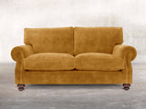 Hetty 2 Seat Sofa In Gold Vintage Velvet