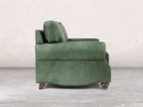 Hetty 2 Seat Sofa In Green Vintage Leather