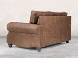 Hetty 2 Seat Sofa In Hickory Vintage Leather
