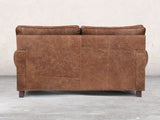 Hetty 2 Seat Sofa In Hickory Vintage Leather