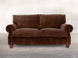 Hetty 2 Seat Sofa In Hickory Vintage Velvet