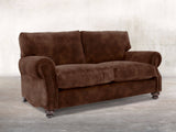 Hetty 2 Seat Sofa In Hickory Vintage Velvet