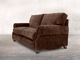 Hetty 2 Seat Sofa In Hickory Vintage Velvet