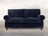 Hetty 2 Seat Sofa In Indigo Vintage Velvet