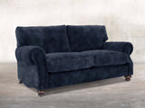 Hetty 2 Seat Sofa In Indigo Vintage Velvet