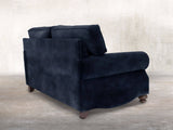 Hetty 2 Seat Sofa In Indigo Vintage Velvet