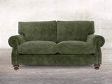 Hetty 2 Seat Sofa In Jade Vintage Velvet