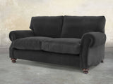 Hetty 2 Seat Sofa In Nickel Lush Velvet
