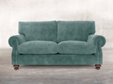 Hetty 2 Seat Sofa In Ocean Storm Vintage Velvet