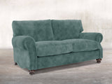 Hetty 2 Seat Sofa In Ocean Storm Vintage Velvet