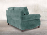 Hetty 2 Seat Sofa In Ocean Storm Vintage Velvet
