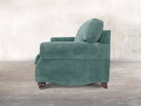 Hetty 2 Seat Sofa In Ocean Storm Vintage Velvet