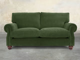 Hetty 2 Seat Sofa In Pine Lush Velvet