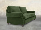 Hetty 2 Seat Sofa In Pine Lush Velvet