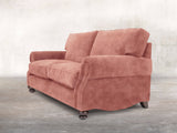 Hetty 2 Seat Sofa In Pink Blush Vintage Velvet