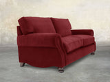 Hetty 2 Seat Sofa In Red Lush Velvet