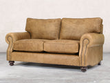 Hetty 2 Seat Sofa In Tan Vintage Leather