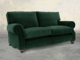 Hetty 2 Seat Sofa In Dark Green Lush Velvet