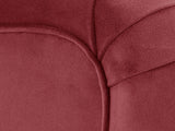 Hetty 2 Seat Sofa In Red Lush Velvet