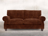 Hetty 3 Seat Sofa In Burnt Umber Vintage Velvet