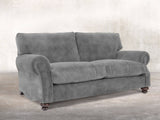 Hetty 3 Seat Sofa In Dove Vintage Velvet