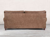 Hetty 3 Seat Sofa In Hickory Vintage Leather