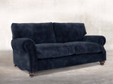 Hetty 3 Seat Sofa In Indigo Vintage Velvet