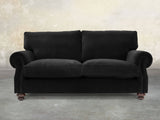Hetty 3 Seat Sofa In Jet Black Lush Velvet