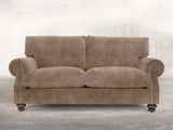 Hetty 3 Seat Sofa In Mocha Vintage Velvet