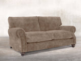 Hetty 3 Seat Sofa In Mocha Vintage Velvet