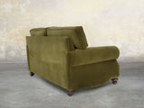 Hetty 3 Seat Sofa In Moss Lush Velvet
