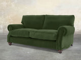 Hetty 3 Seat Sofa In Pine Lush Velvet