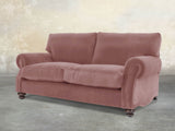 Hetty 3 Seat Sofa In Pink Lush Velvet