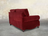 Hetty 3 Seat Sofa In Red Lush Velvet