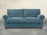 Hetty 3 Seat Sofa In Sky Lush Velvet