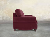 Hetty 3 Seat Sofa In Wine Lush Velvet