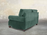 Hetty 4 Seat Sofa In Aqua Lush Velvet